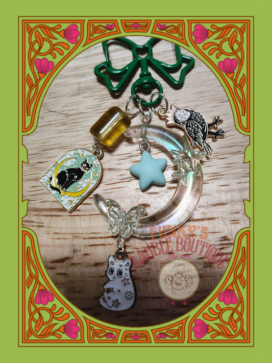 The Moon Witchy Keychain
